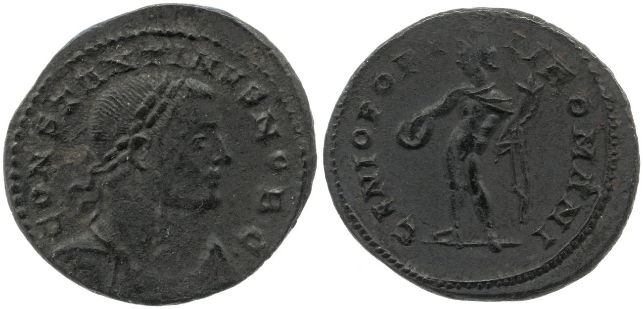 RIC VI Londinium 72, аверс, Британский музей