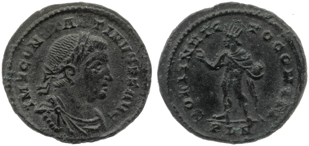RIC VI Londinium 114, аверс, Британский музей