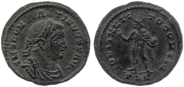 RIC VI Londinium 114, реверс, Британский музей