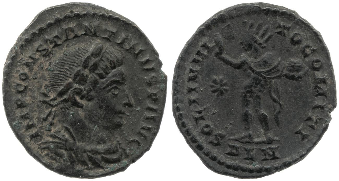 RIC VI Londinium 282, аверс, Британский музей
