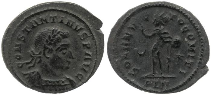 RIC VII Londinium 150, реверс, Британский музей