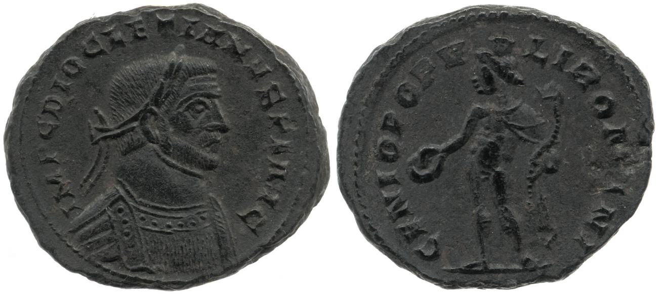 RIC VI Londinium 6a, аверс, Британский музей
