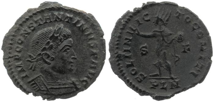 RIC VII Londinium 8, реверс, Британский музей
