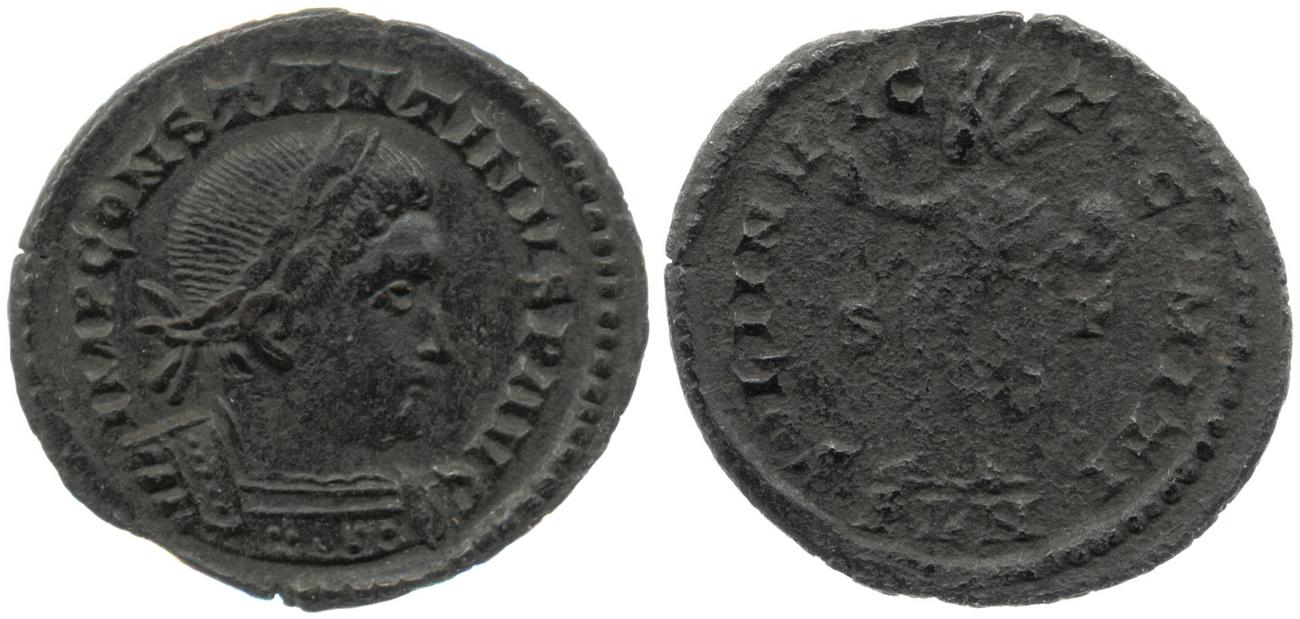 RIC VII Londinium 8, аверс, Британский музей
