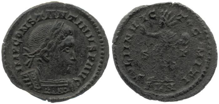 RIC VII Londinium 8, реверс, Британский музей
