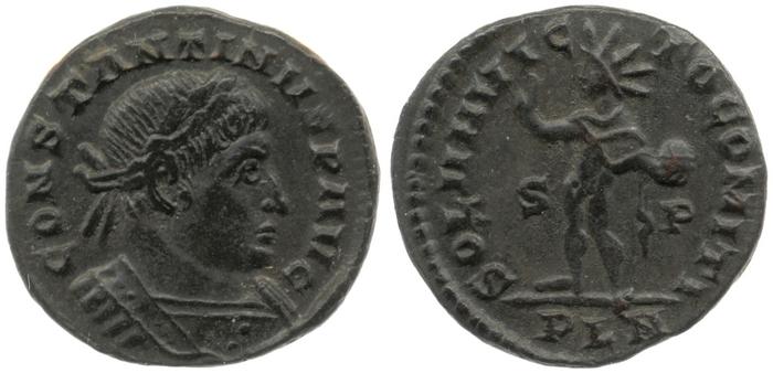 RIC VII Londinium 111, реверс, Британский музей
