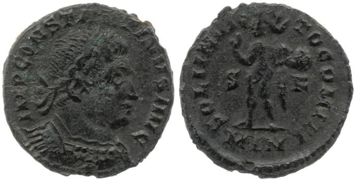 RIC VII Londinium 43, реверс, Британский музей