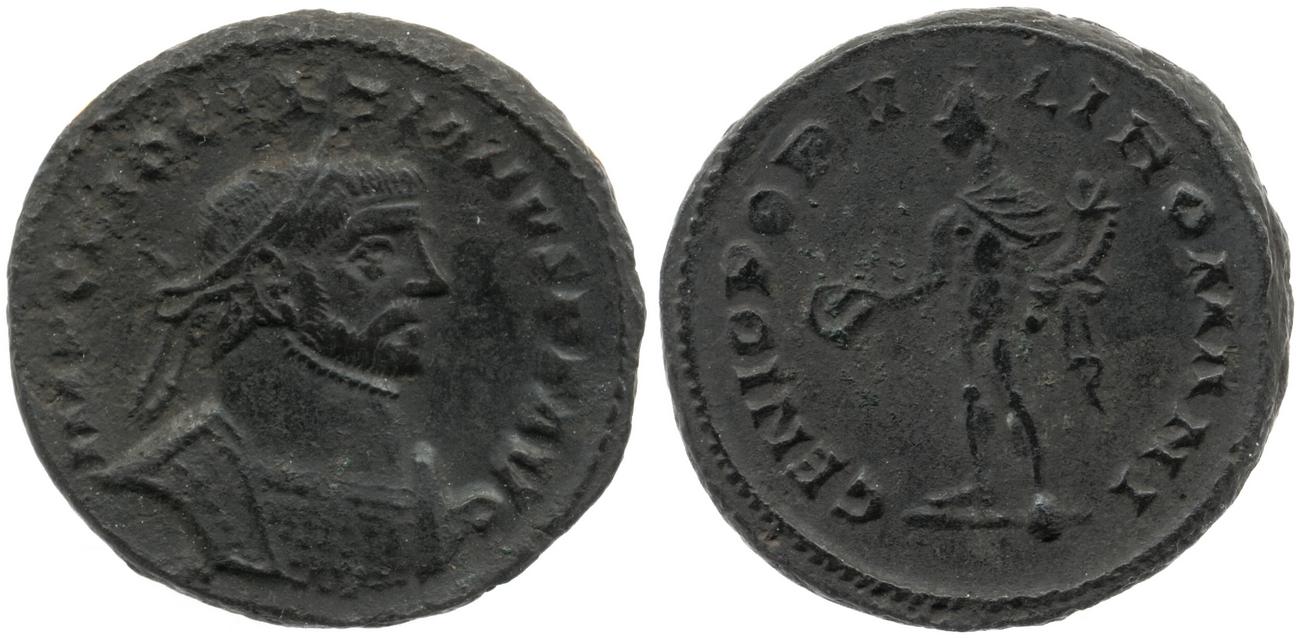 RIC VI Londinium 6a, аверс, Британский музей