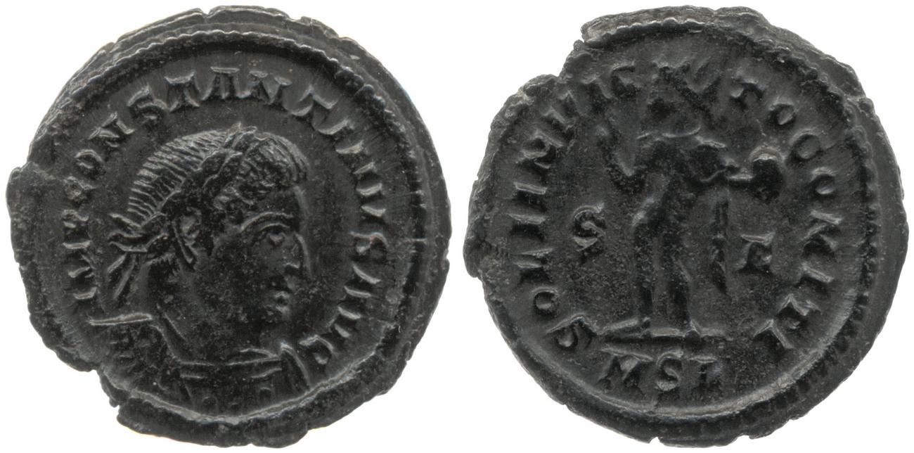 RIC VII Londinium 32, аверс, Британский музей