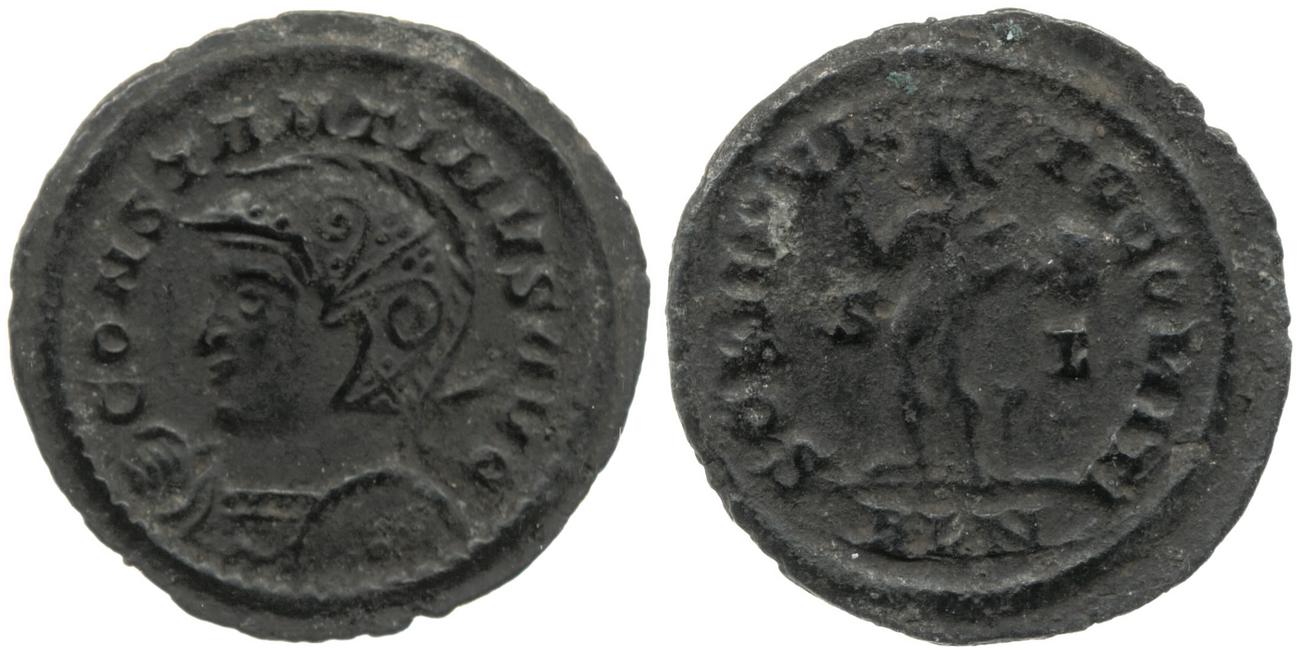 RIC VII Londinium 17, аверс, Британский музей