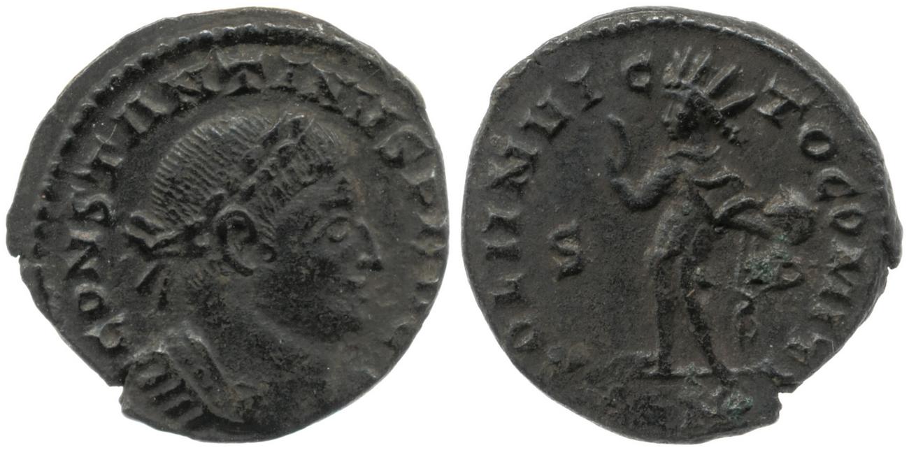 RIC VII Londinium 111, аверс, Британский музей