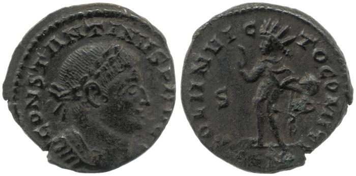 RIC VII Londinium 111, реверс, Британский музей
