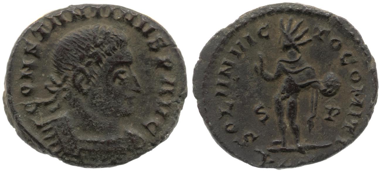 RIC VII Londinium 111, аверс, Британский музей