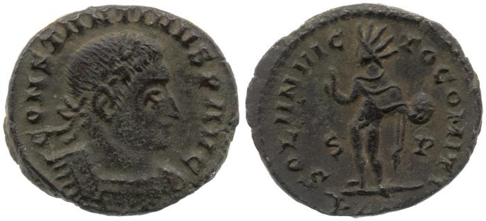 RIC VII Londinium 111, реверс, Британский музей