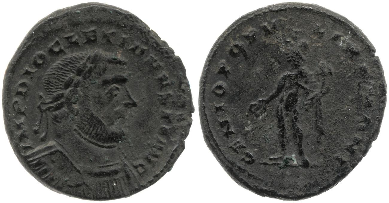 RIC VI Londinium 23a, аверс, Британский музей