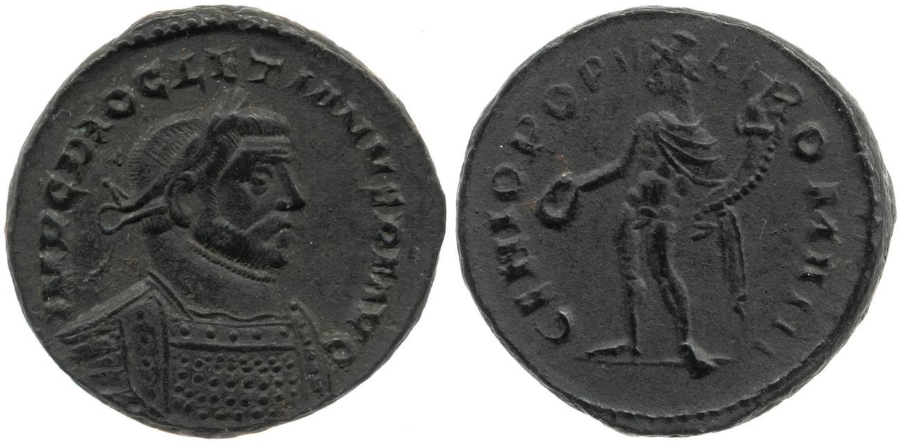RIC VI Londinium 6a, аверс, Британский музей