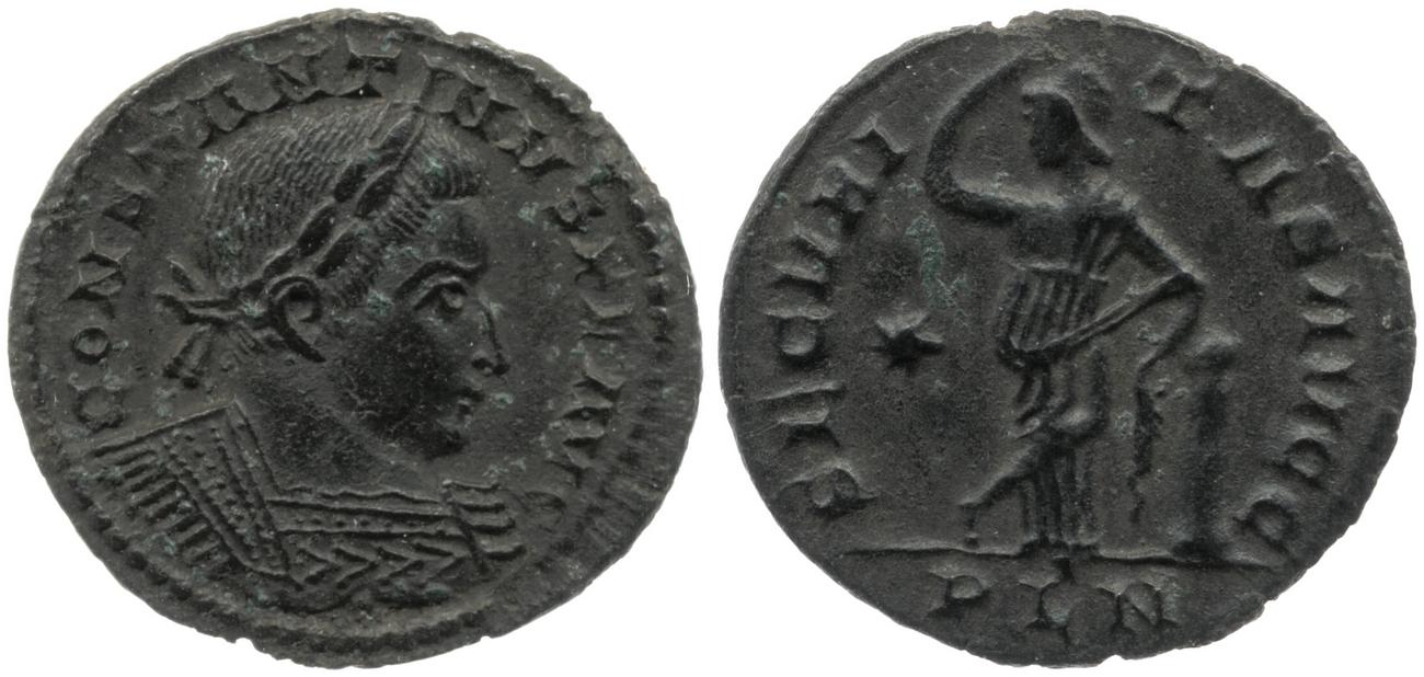 RIC VI Londinium 277, аверс, Британский музей