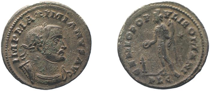 RIC VI Lugdunum 175b, реверс, bm