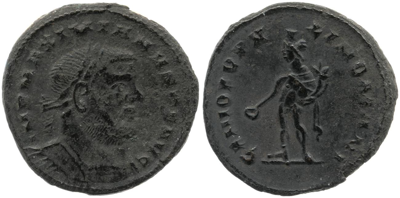 RIC VI Londinium 23b, аверс, Британский музей