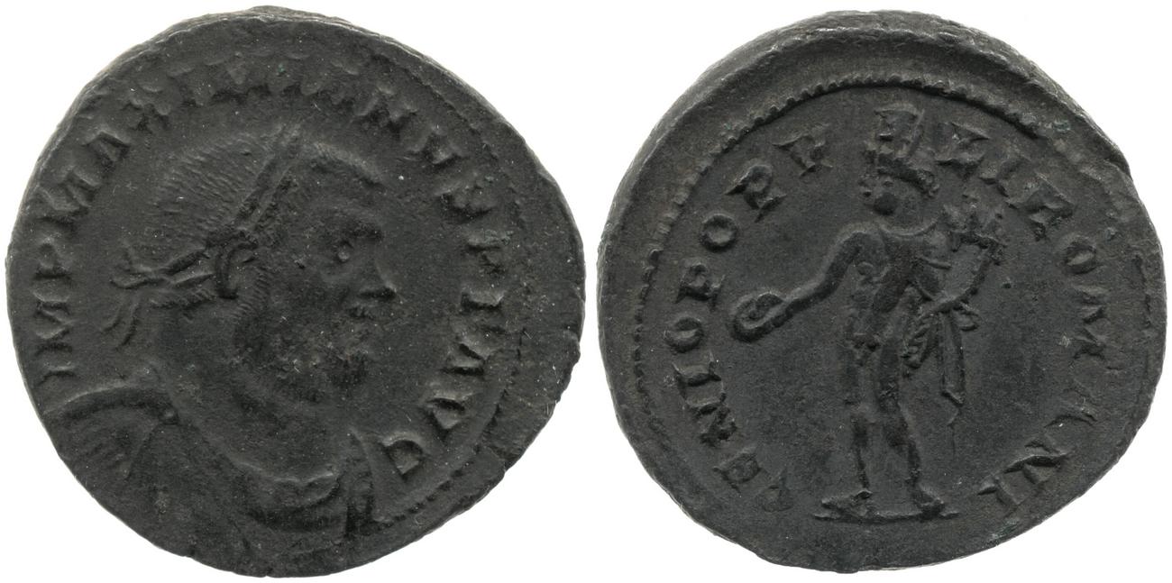 RIC VI Londinium 25, аверс, Британский музей