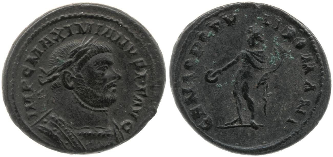 RIC VI Londinium 6b, аверс, Британский музей