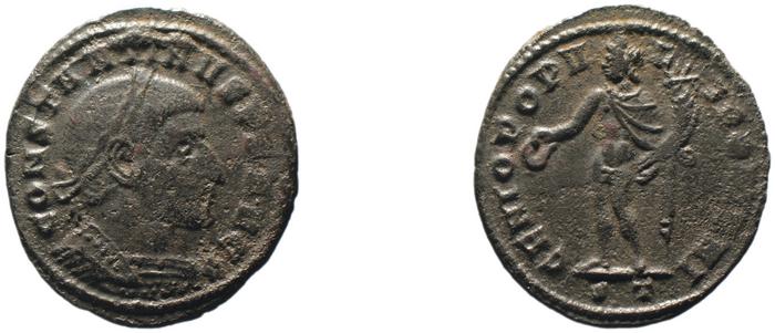 реверс RIC VI Ticinum 117