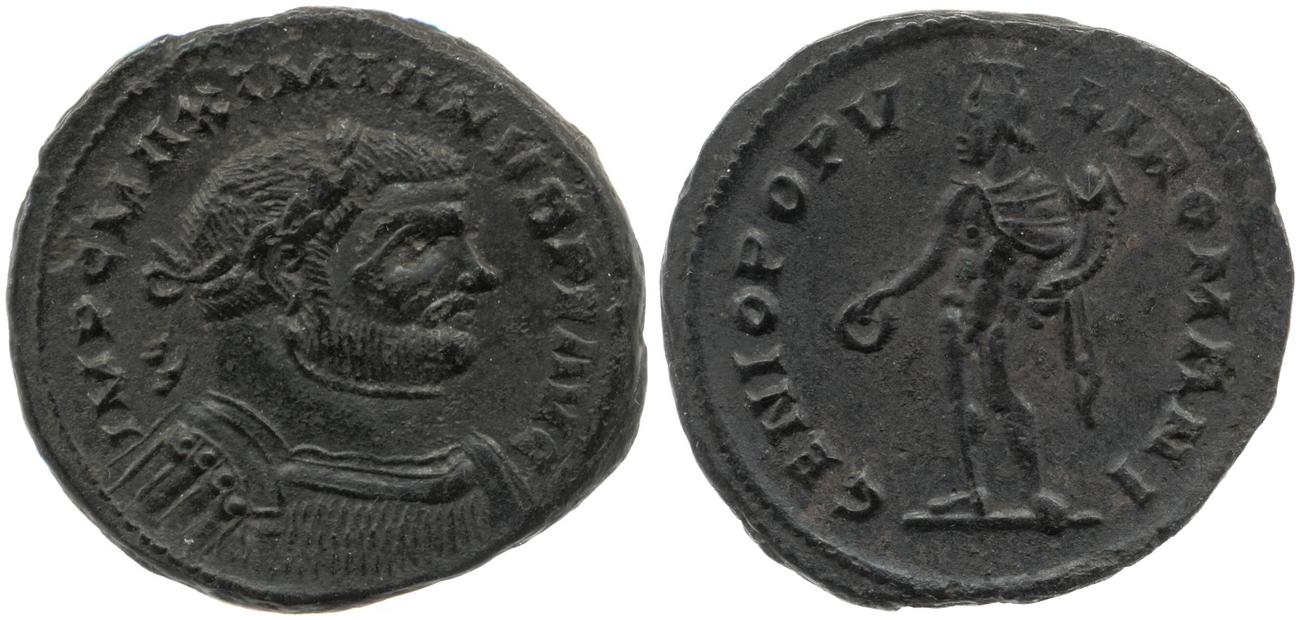 RIC VI Londinium 6b, аверс, Британский музей