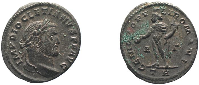 RIC VI Treveri 170a, реверс, bm