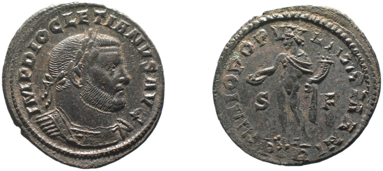 RIC VI Treveri 582a, аверс, bm