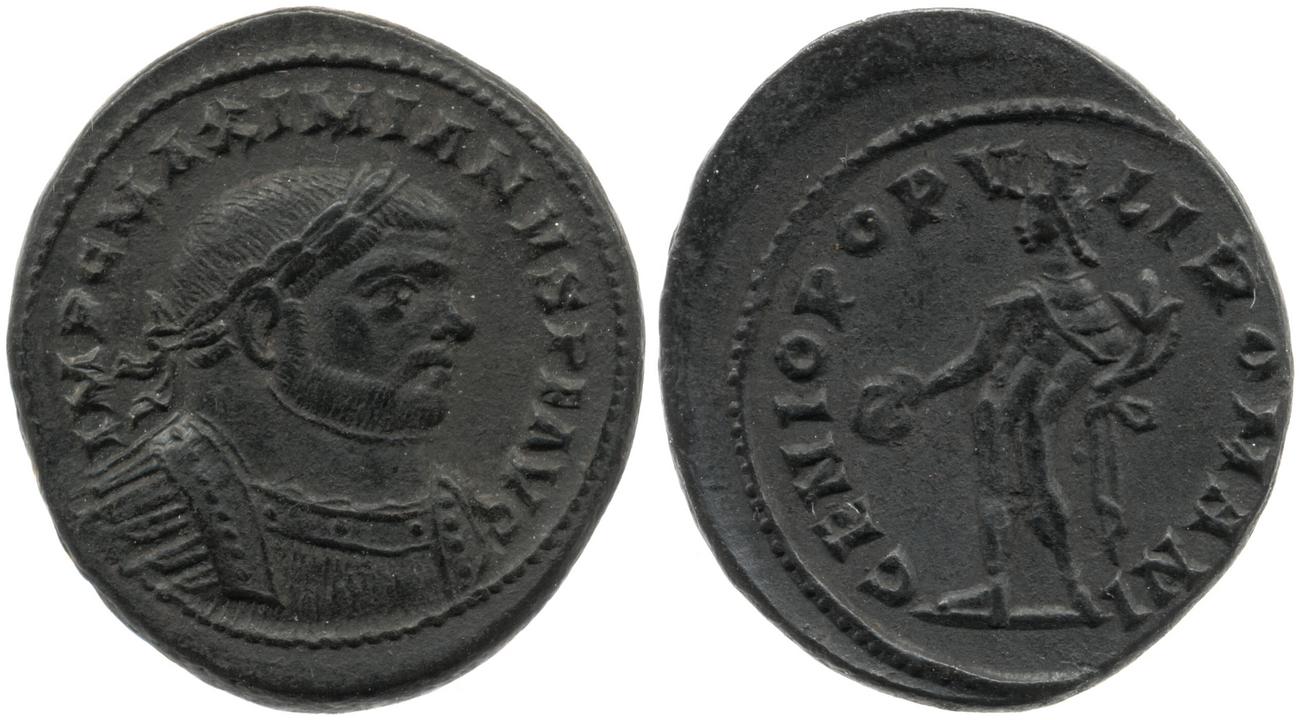 RIC VI Londinium 6b, аверс, Британский музей