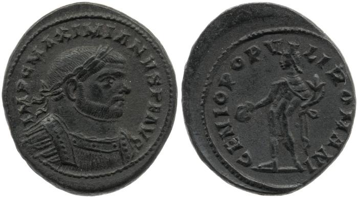RIC VI Londinium 6b, реверс, Британский музей