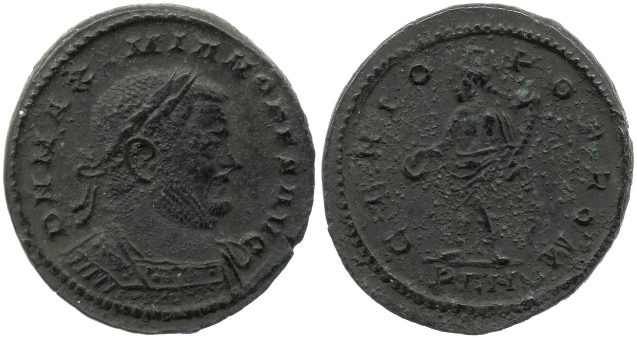 RIC VI Londinium 90, аверс, Британский музей