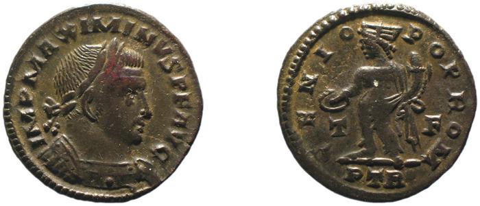 RIC VI Treveri 845a, реверс, bm