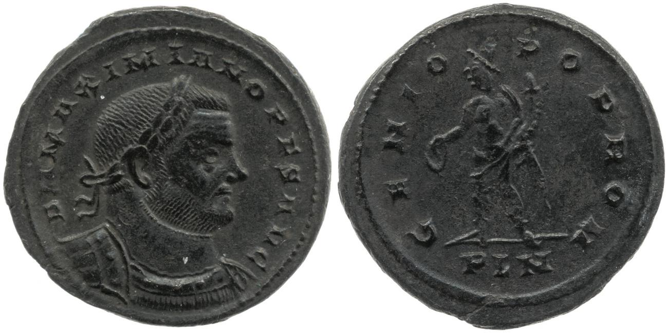 RIC VI Londinium 90, аверс, Британский музей