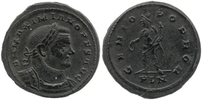 RIC VI Londinium 90, реверс, Британский музей