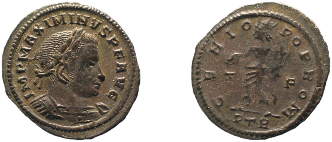 RIC VI Treveri 845a, аверс, bm