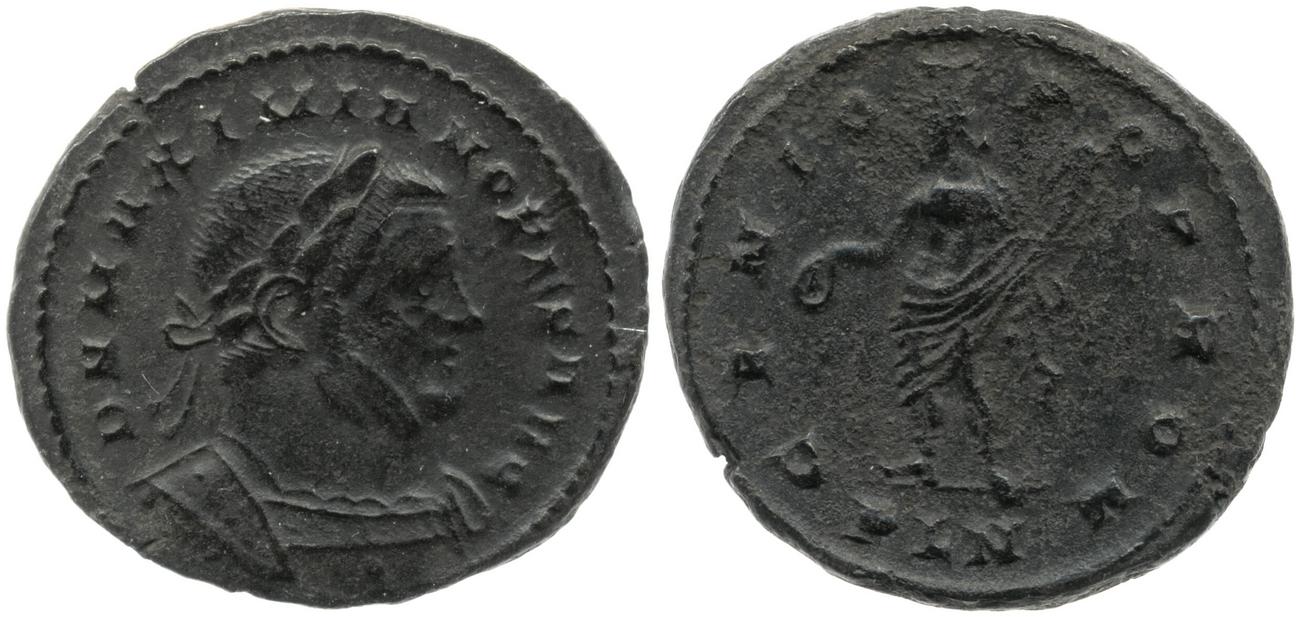 RIC VI Londinium 90, аверс, Британский музей