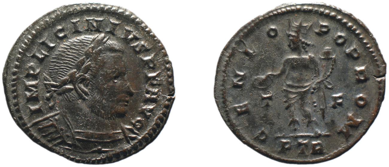 RIC VI Treveri 845b, аверс, bm