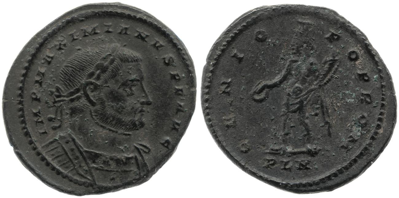 RIC VI Londinium 86, аверс, Британский музей