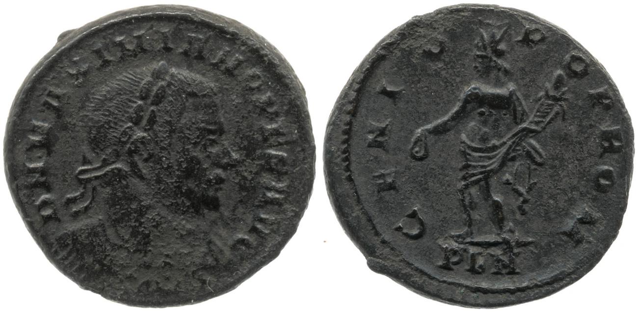 RIC VI Londinium 90, аверс, Британский музей