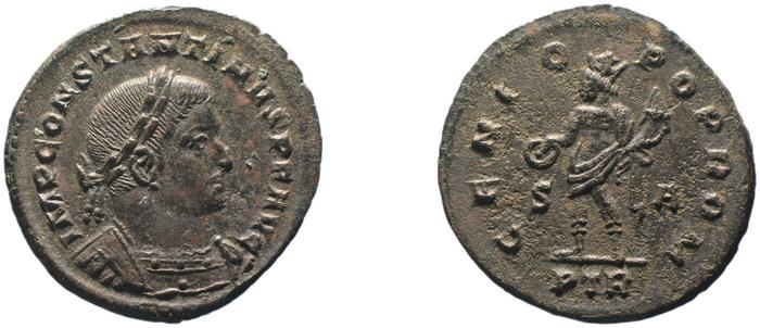 RIC VI Treveri 770, реверс, Британский музей