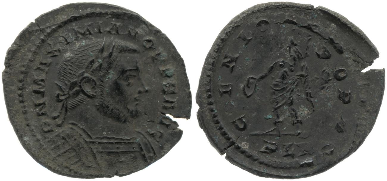 RIC VI Londinium 90, аверс, Британский музей