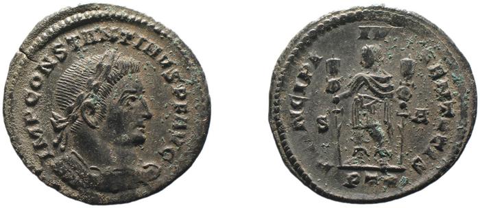 RIC VI Treveri 781, реверс, bm