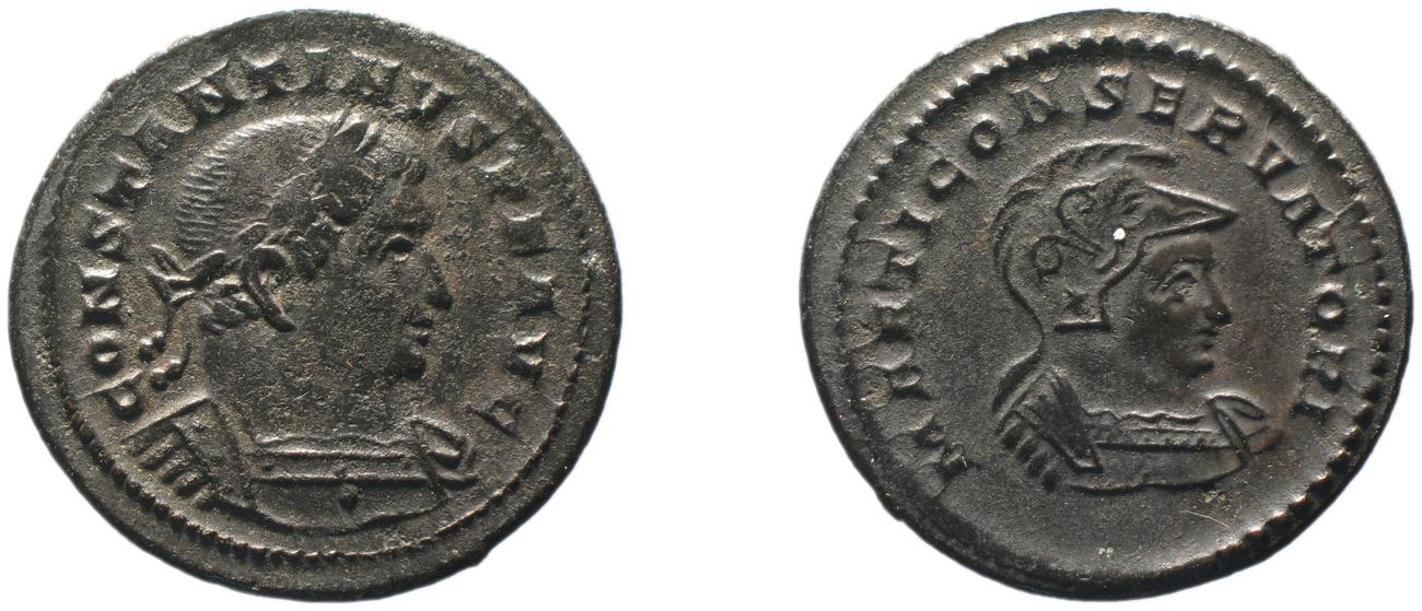 RIC VI Treveri 884, аверс, bm