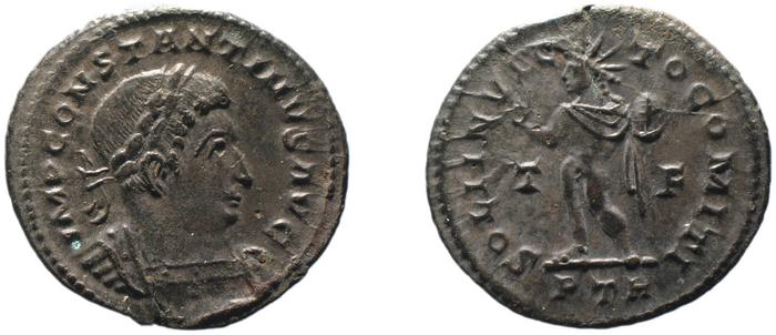 RIC VI Treveri 870, реверс, bm