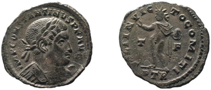 RIC VI Treveri 866a, реверс, bm