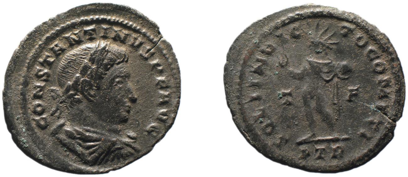 RIC VI Treveri 875, аверс, bm
