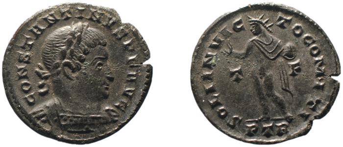 RIC VI Treveri 873, реверс, bm