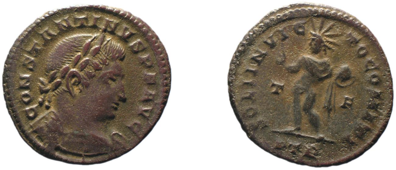 RIC VI Treveri 873, аверс, bm