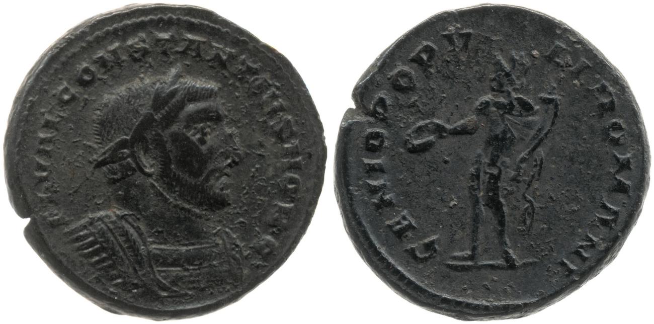 RIC VI Londinium 14a, аверс, Британский музей